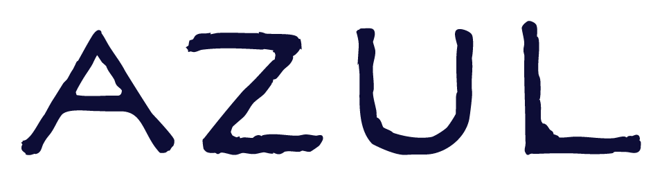 Azul logo, navy